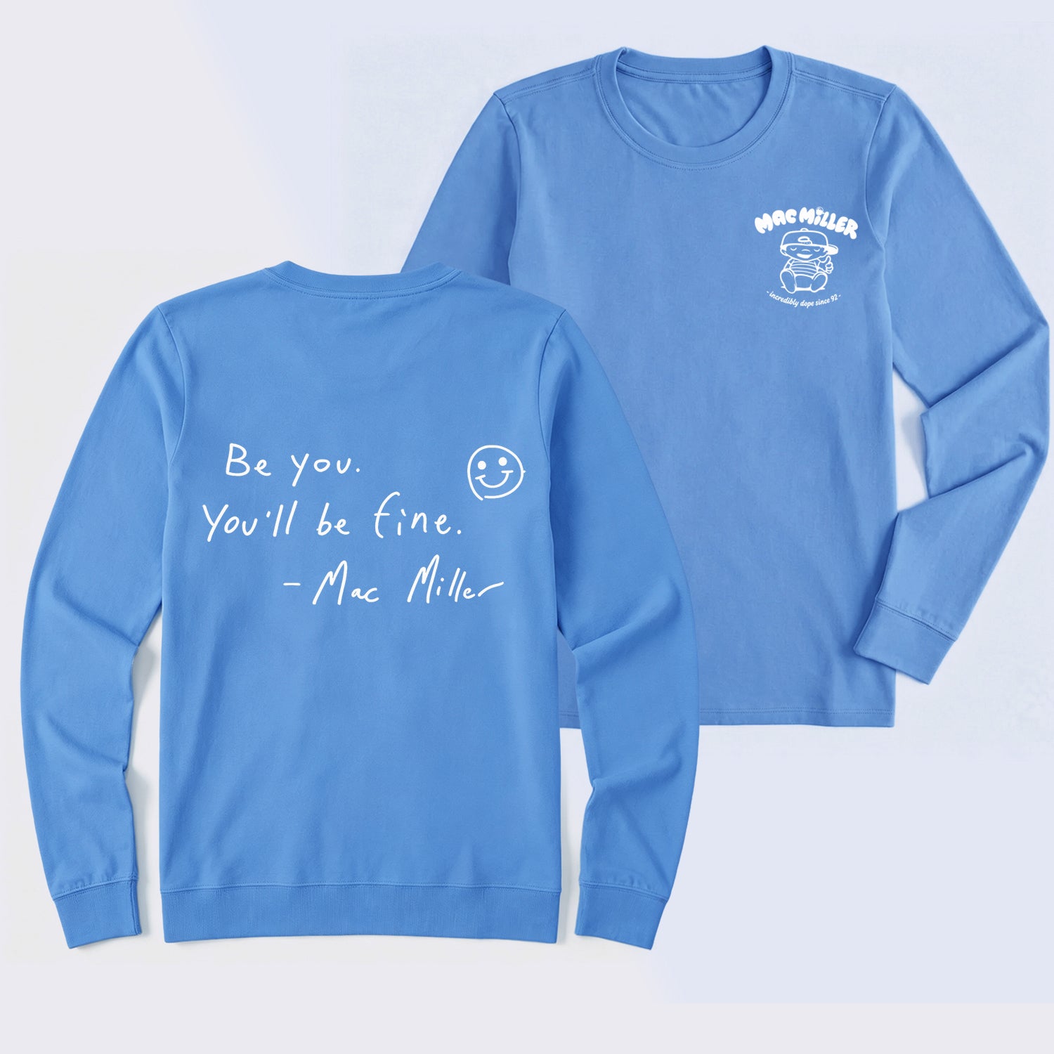 Mac Mi1ler Quote Vintage Hip Hop Rap Long Sleeve T-Shirt