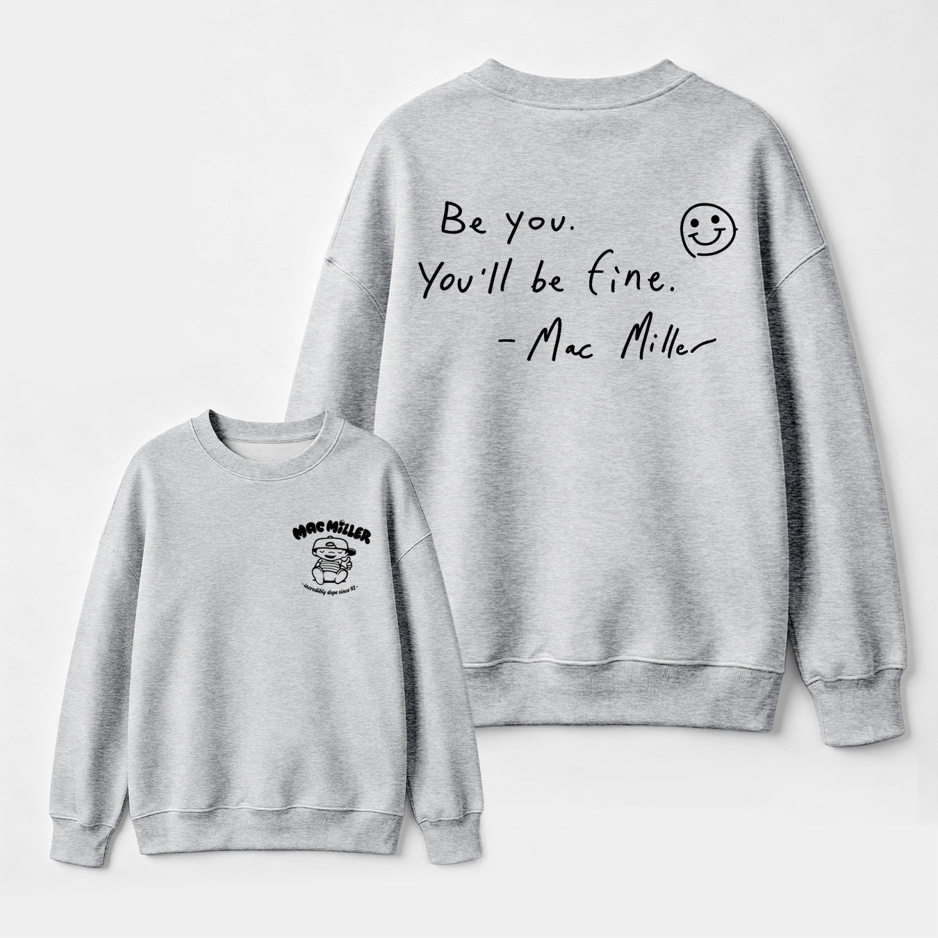 Mac Mi1ler Quote Vintage Hip Hop Rap Sweatshirt