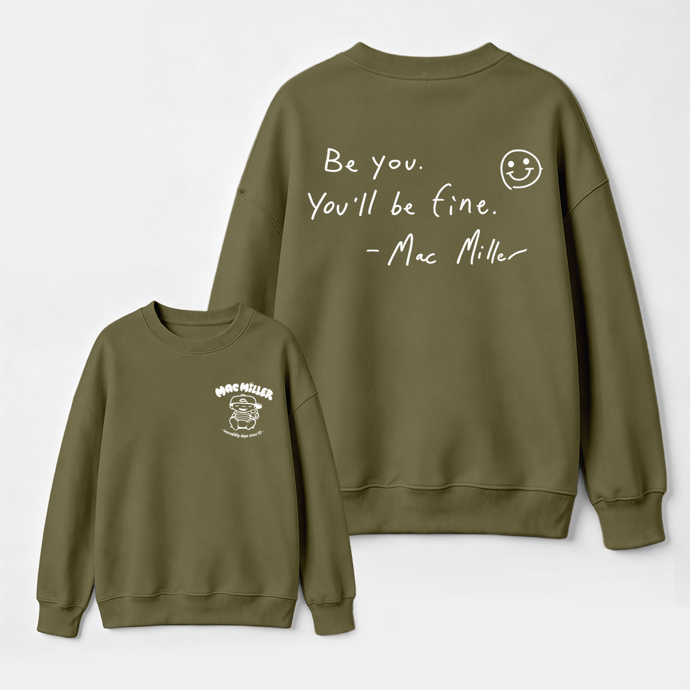 Mac Mi1ler Quote Vintage Hip Hop Rap Sweatshirt
