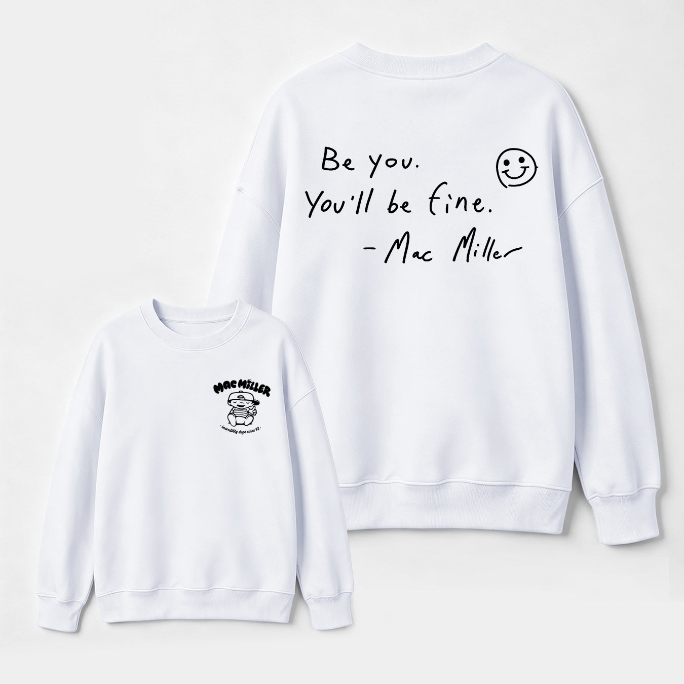 Mac Mi1ler Quote Vintage Hip Hop Rap Sweatshirt