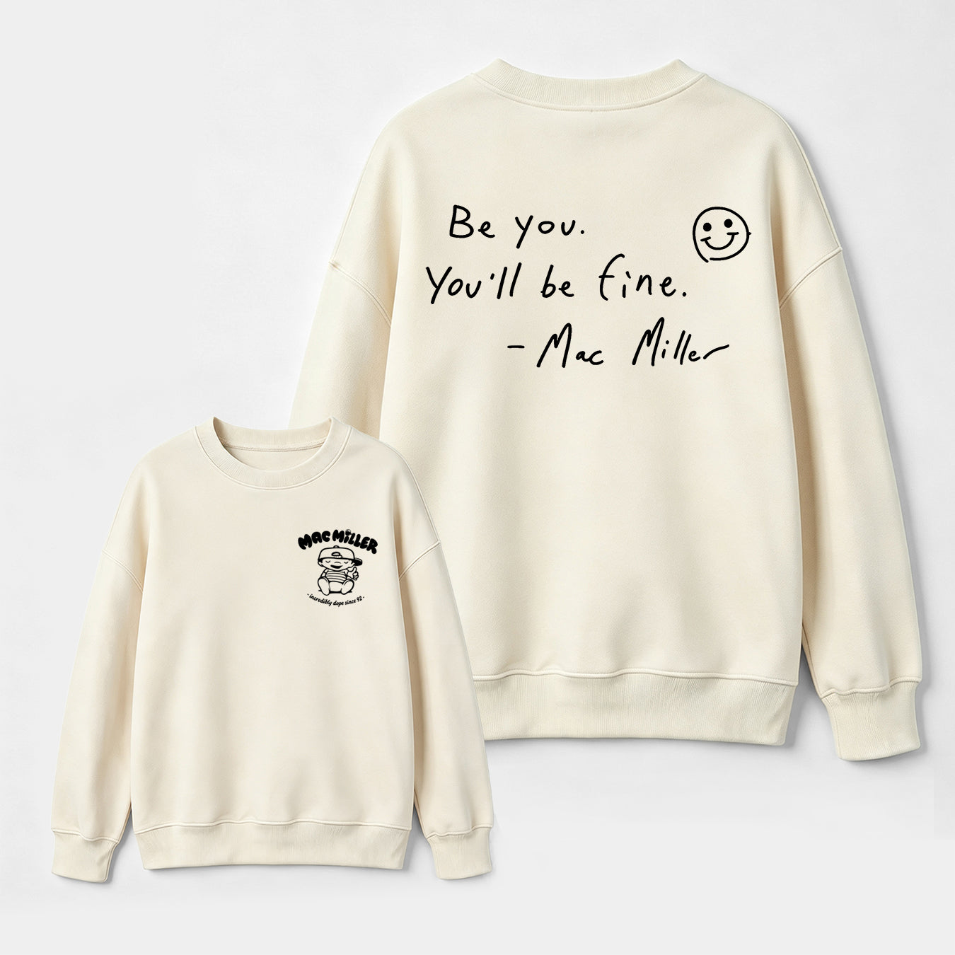 Mac Mi1ler Quote Vintage Hip Hop Rap Sweatshirt
