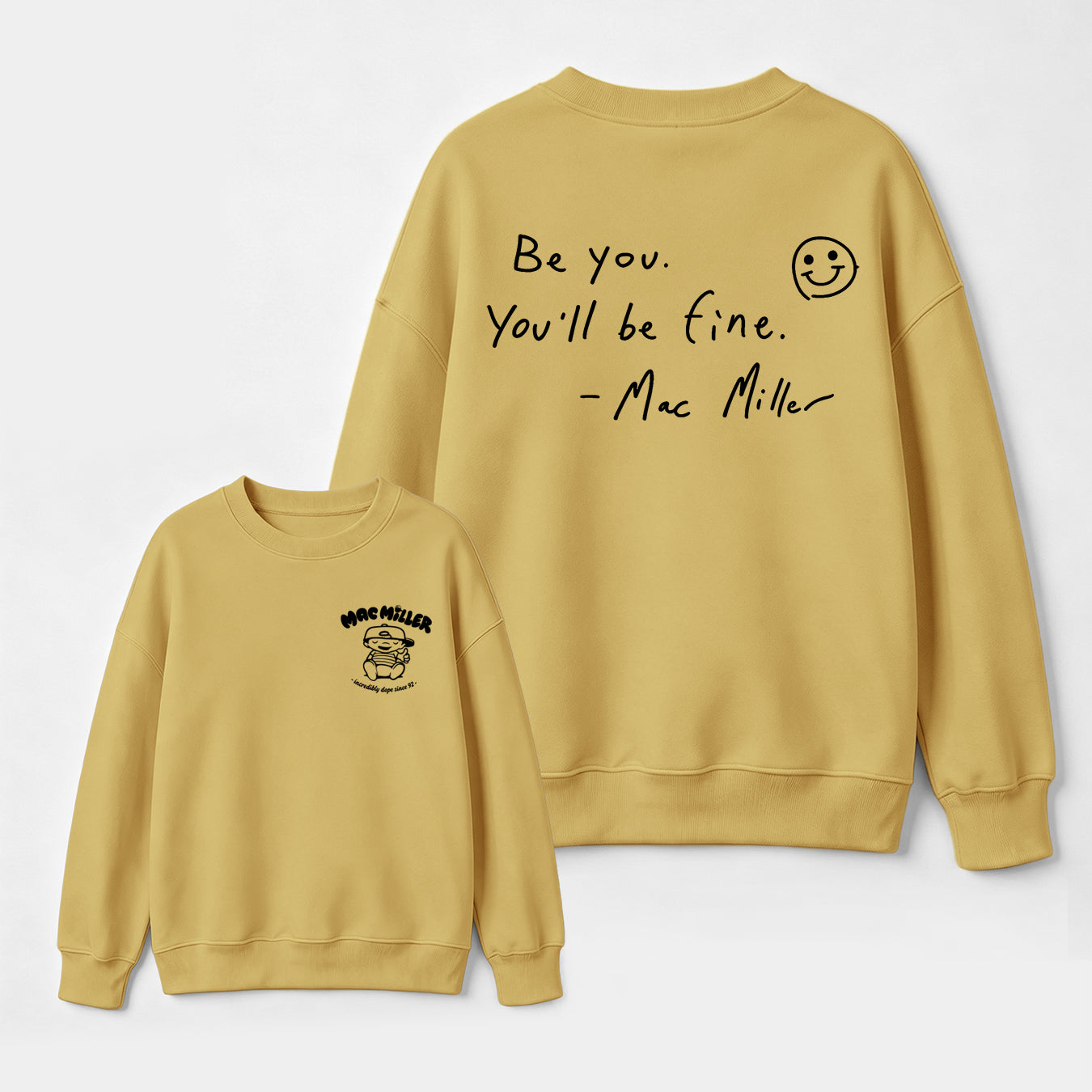 Mac Mi1ler Quote Vintage Hip Hop Rap Sweatshirt