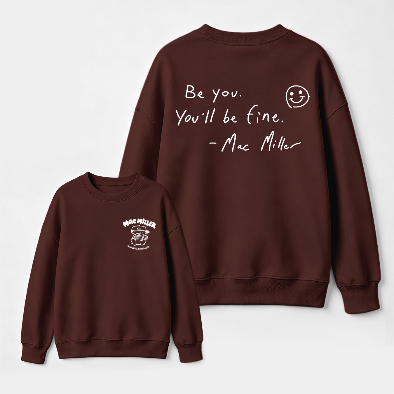 Mac Mi1ler Quote Vintage Hip Hop Rap Sweatshirt