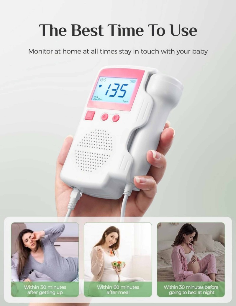 Isupdoppler Fetal Doppler use at home.