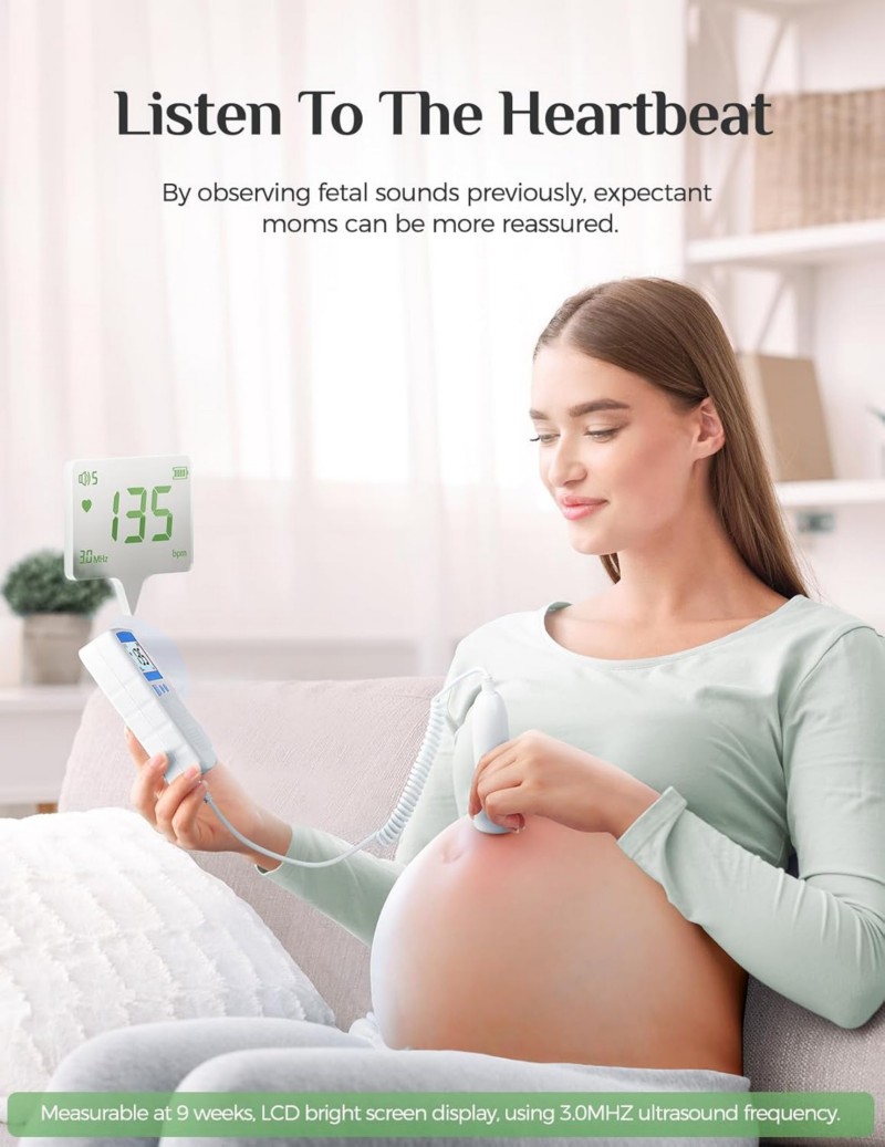 Isupdoppler Fetal Doppler use at home.