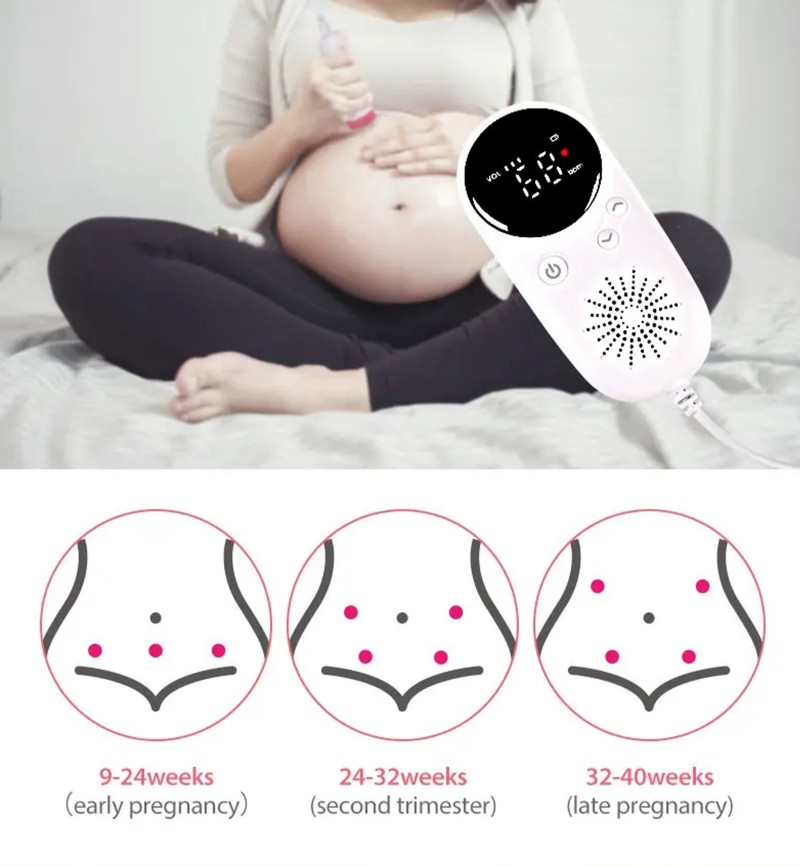 Isupdoppler Fetal Doppler use at home.