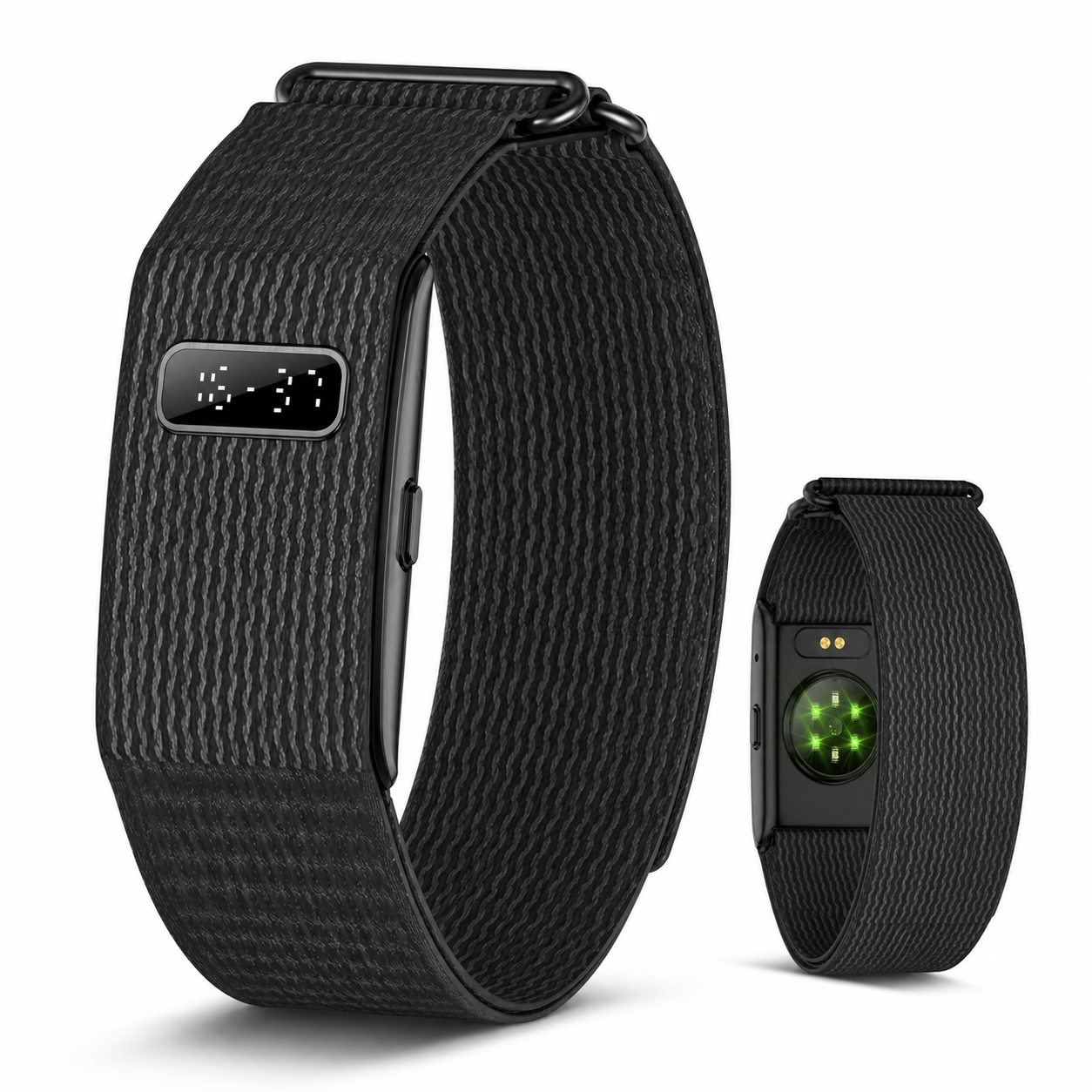 AutrefoisElf Smart Bracelet for Men Women, Health Band with 55-Day Battery Life, Minimalist Fitness Tracker with Time Display, 24/7 Heart Rate SpO2 Sleep Monitor, IP68 Waterproof Smart Band, Free App, 2 Bands