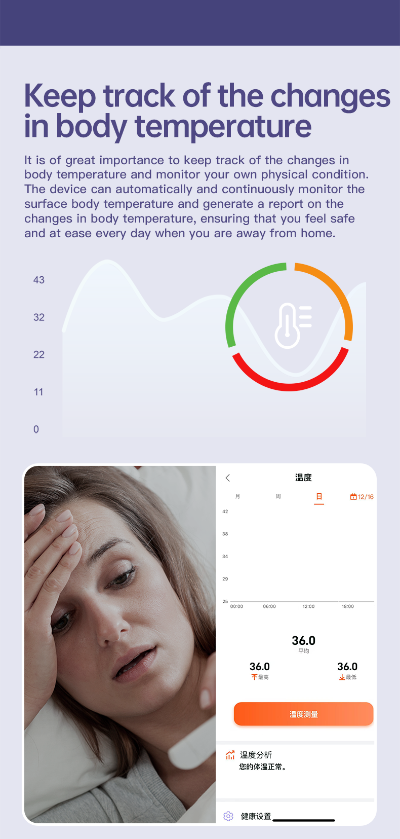 AutrefoisElf Smart Ring for Women & Men, Health Tracker Rings with Electrocardiogram Blood Pressure & Sleep ECG Chip Monitoring,IP68 Waterproof Fitness Ring,No Subscription Fee for Android/iOS