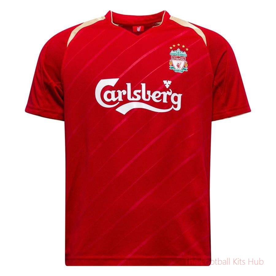Liverpool Home Shirt Europe 2005/06-UniFootball Store