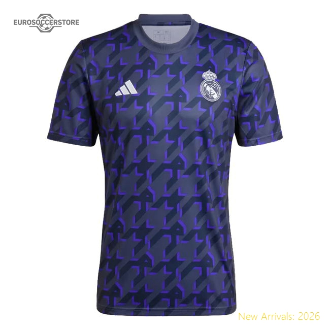 2023-2024 Real Madrid Pre-Match Shirt (Shadow Navy) (Ronaldo 7)-BuySoccerJersey Hub