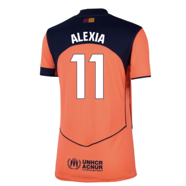 2025-2026 Barcelona Third Shirt (Womens) (Alexia 11)-BuySoccerJersey Hub