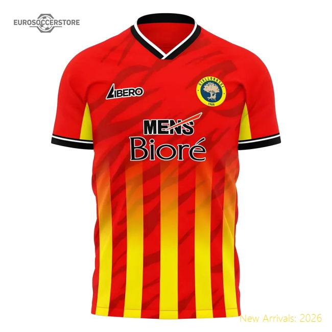 2025-2026 Lecce Home Concept Shirt (Libero) Adult Short Sleeve-ly44