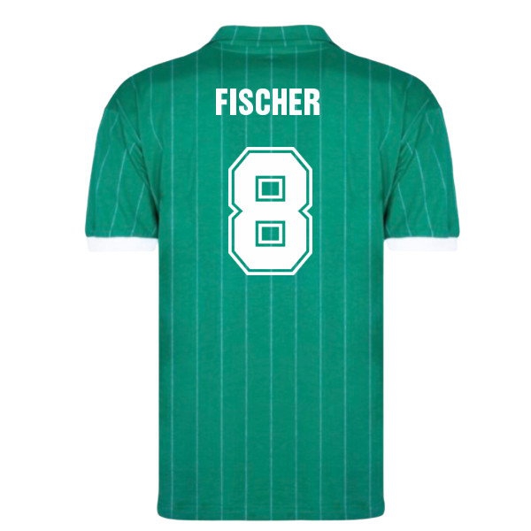 [BSJ] West Germany Retro Shirt Away Kit 1982 (Fischer 8) Jersey