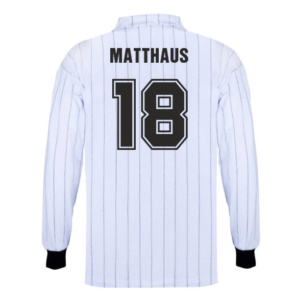 [BSJ] West Germany Long Sleeve Retro Shirt Uniform 1982 (Matthaus 18)
