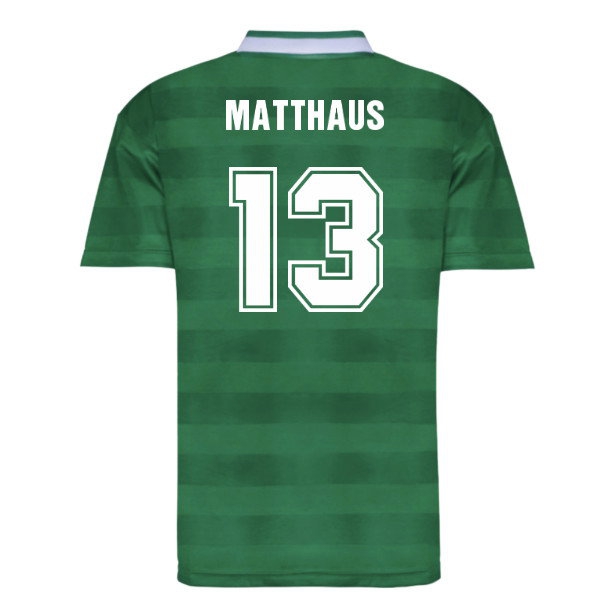 [BSJ] West Germany Retro Shirt Away Uniform 1984 (Matthaus 13) Jersey