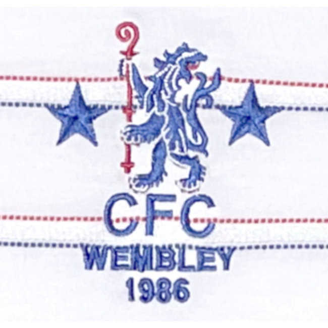 [BSJ] Chelsea Full Members Cup Final Retro Shirt Apparel 1986 (Hazard 8)