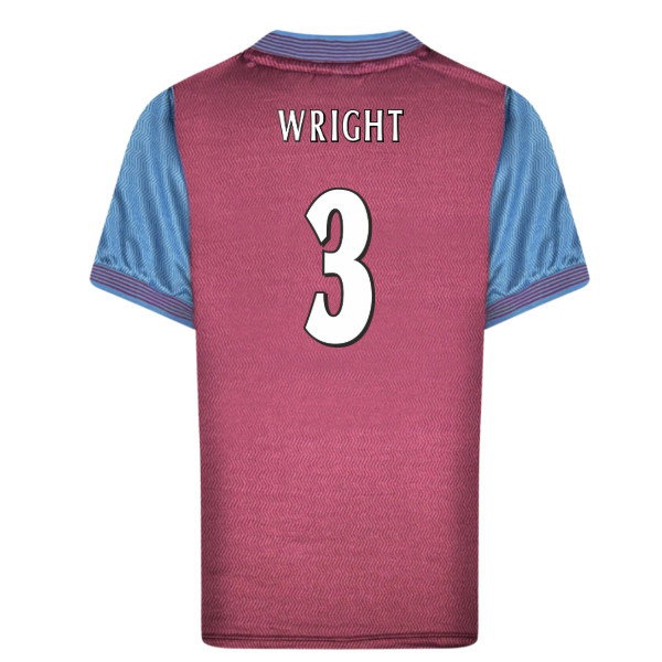 1998 Aston Villa Home Retro Shirt (Wright 3) Jersey