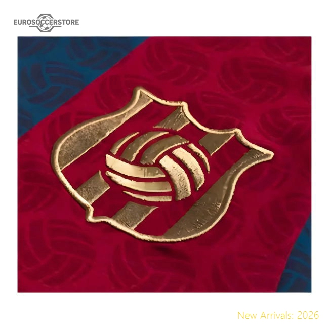 Catalonia Home Ball Shapes Retro Football Shirt-BuySoccerJersey Hub