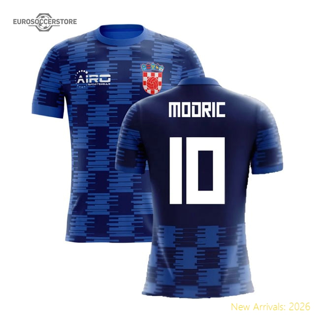 2025-2026 Croatia Away Concept Shirt (Modric 10) - Kids-ly44