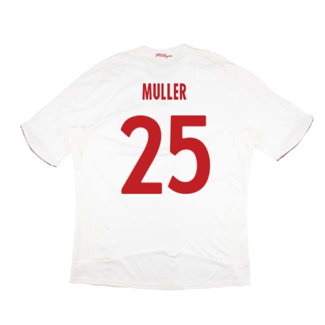 Bayern Munich 2008-09 Third Shirt ((Very Good) XXL) (Muller 25)-Football Jersey Hub