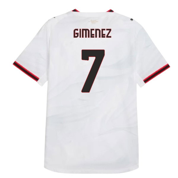 2026-2027 AC Milan Authentic Away Shirt (Gimenez 7) Jersey