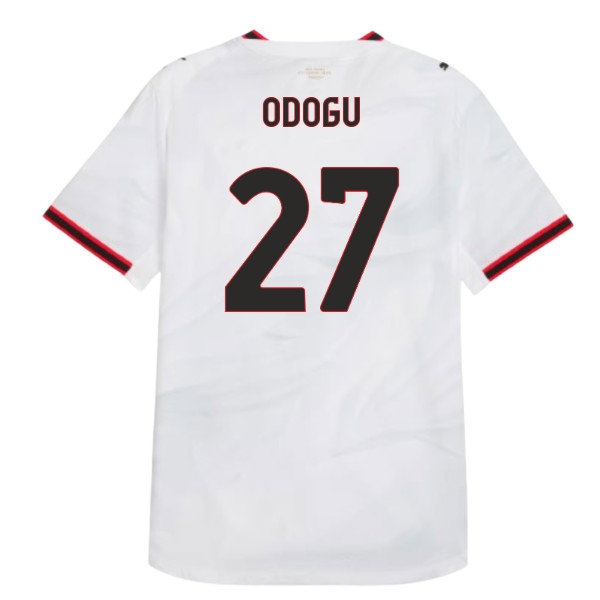 [BSJH] 2026 2027 AC Milan Shirt Away Authentic Uniform (Odogu 27) Jersey