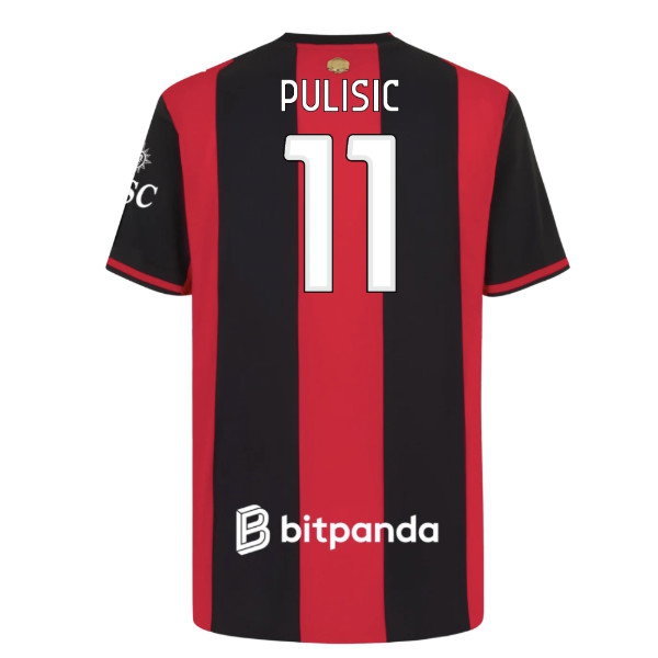 [BSJ] 2026 2027 AC Milan Shirt Home Authentic Kit (Pulisic 11) Jersey