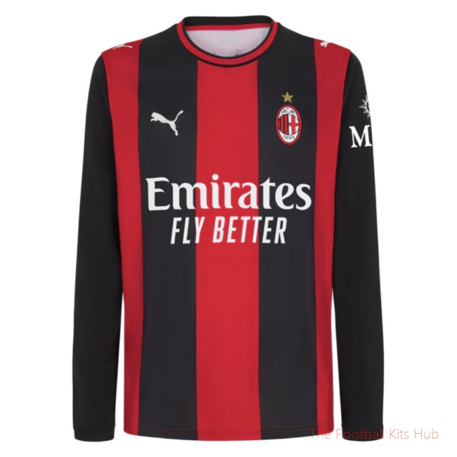 2026/27 AC Milan Long Sleeve Home Shirt Ronaldo 99 - image 2