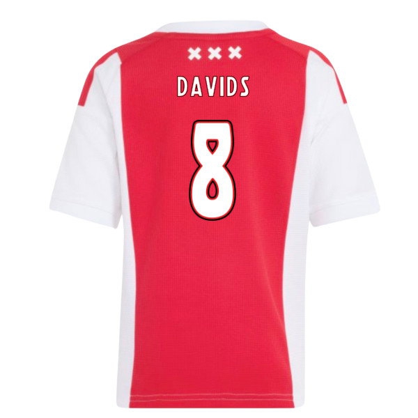 [BSJ] 2026 2027 Ajax Little Mini Kit Home Boys Uniform (Davids 8) Jersey