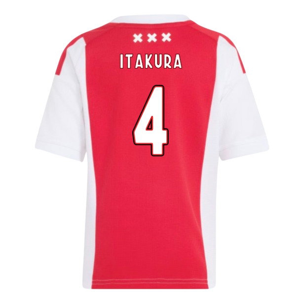 [BSJ] 2026 2027 Ajax Little Mini Kit Home Boys Uniform (Itakura 4) Jersey