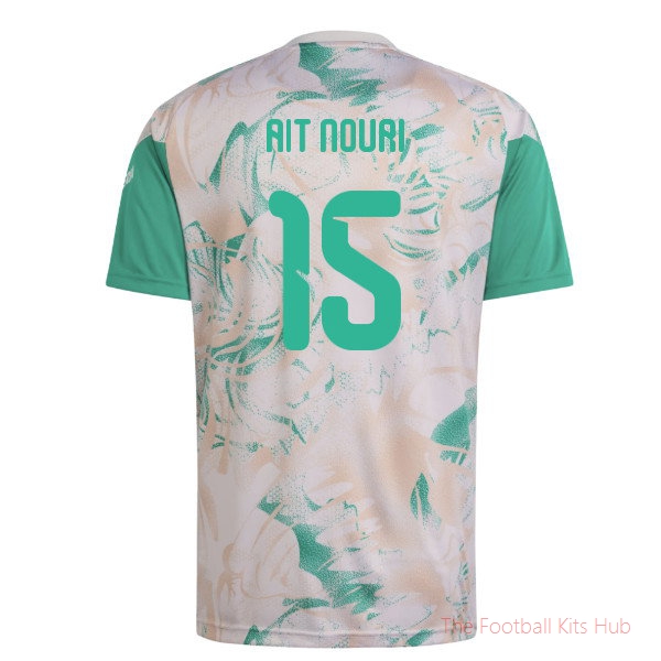 2026/27 Algeria Home Pre-Match Shirt Green Ait Nouri 15
