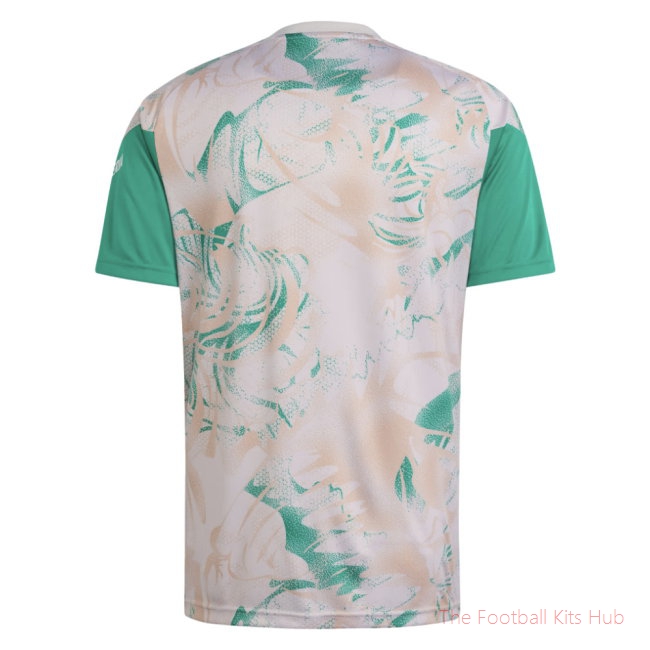 2026/27 Algeria Home Pre-Match Shirt Green Bensebaini 21 - image 3