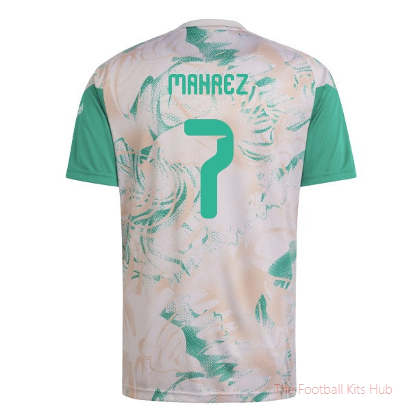2026/27 Algeria Home Pre-Match Shirt Green Mahrez 7