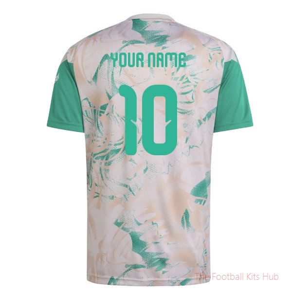 2026/27 Algeria Home Pre-Match Shirt Green Your Name