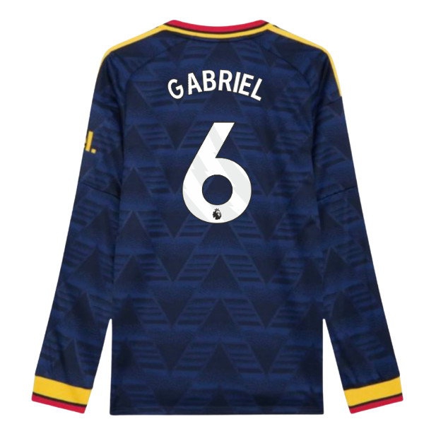 [BSJH] 2026 2027 Arsenal Long Sleeve Shirt Away Authentic Kit (Gabriel 6) Jersey