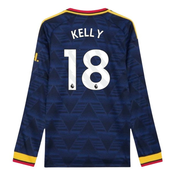 [BSJH] 2026 2027 Arsenal Long Sleeve Shirt Away Authentic Apparel (Kelly 18) Jersey