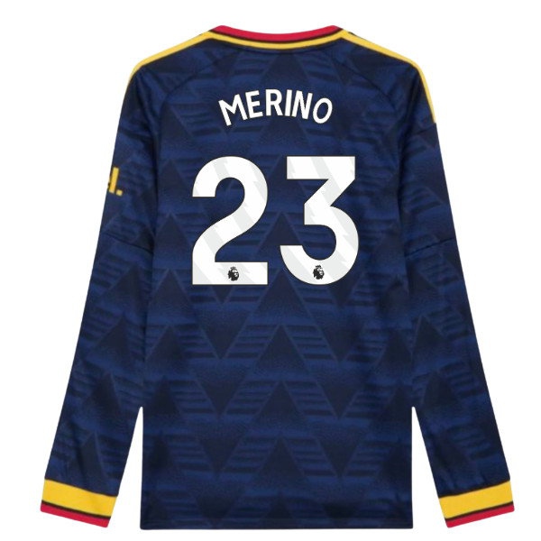 [BSJH] 2026 2027 Arsenal Long Sleeve Shirt Away Authentic Kit (Merino 23) Jersey