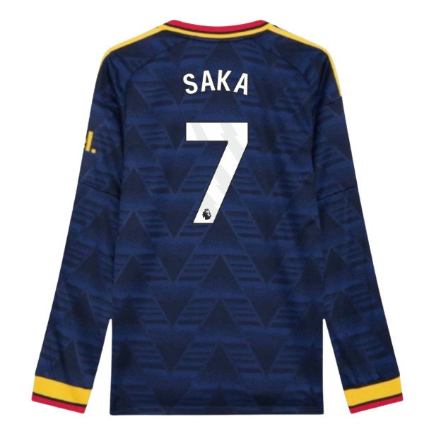 [BSJH] 2026 2027 Arsenal Long Sleeve Shirt Away Authentic Kit (Saka 7) Jersey