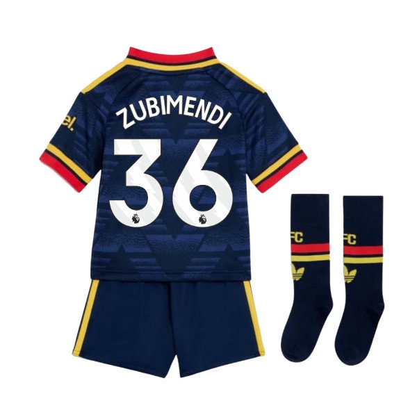 [BSJH] 2026 2027 Arsenal Mini Kit Away Uniform (Zubimendi 36) Jersey