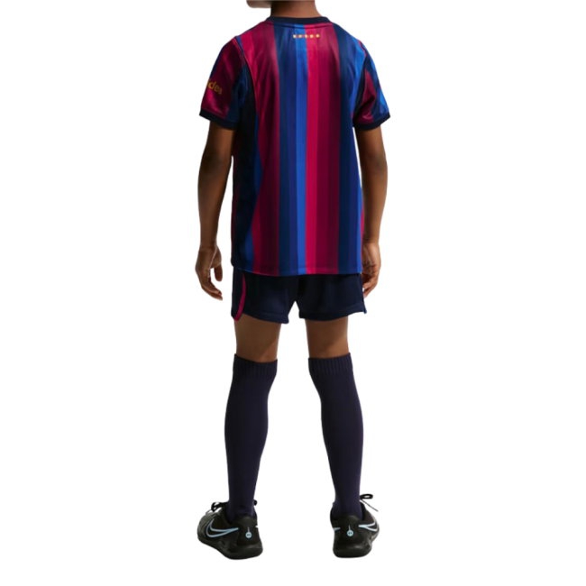[BSJ] 2026 2027 Barcelona Little Mini Kit Home Kids Apparel (A.Iniesta 8) Jersey