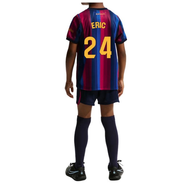 [BSJH] 2026 2027 Barcelona Little Mini Kit Home Kids Kit (Eric 24) Jersey