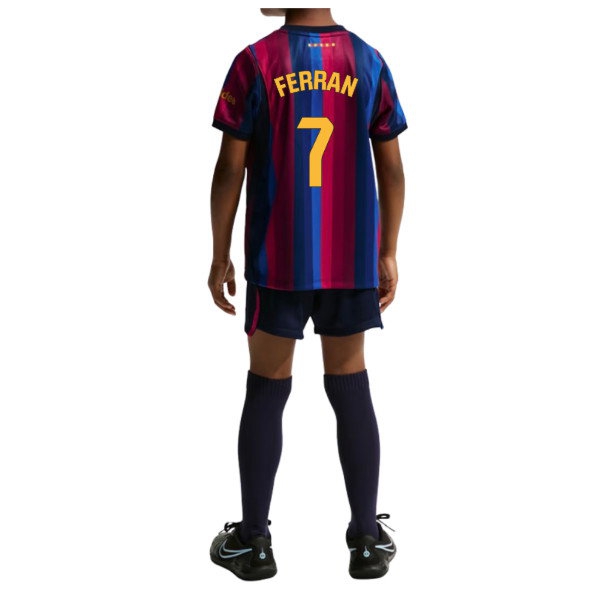 [BSJ] 2026 2027 Barcelona Little Mini Kit Home Kids Apparel (Ferran 7) Jersey