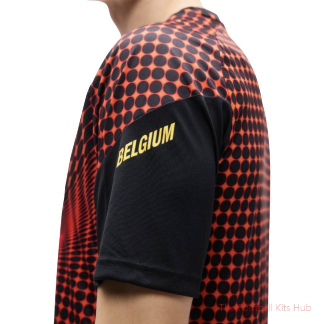 2026/27 Belgium Home Pre-Match Shirt Black-Red E.Hazard 10 - image 4