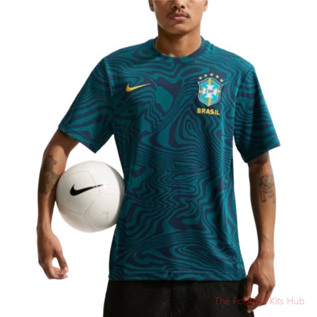 2026/27 Brazil Primary Dri-Fit Shirt Geode Teal Ederson 23 - image 2