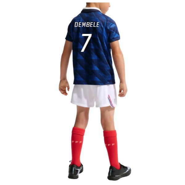 [BSJ] 2026 2027 France Little Mini Kit Home Kids Apparel (Dembele 7) Jersey