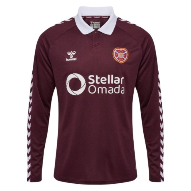 2026-2027 Hearts Long Sleeve Home Shirt (Your Name) Jersey
