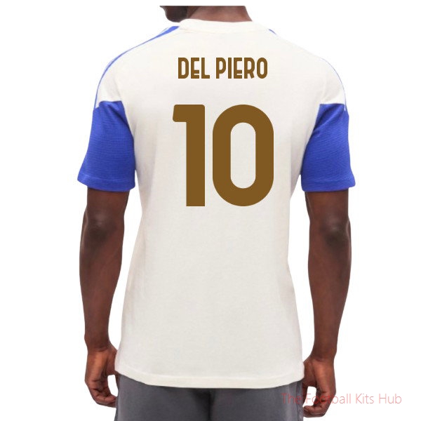 2026/27 Juventus Training Tee Chalk White Del Piero 10