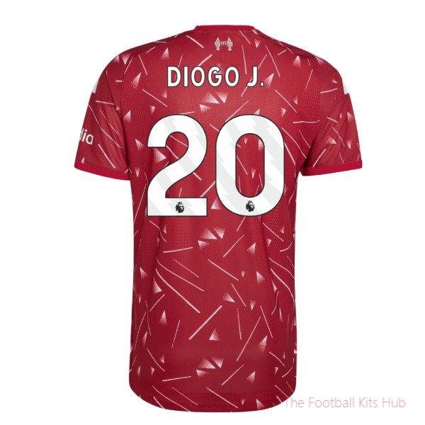 [BSJH] 2026-2027 Liverpool Authentic Home Shirt Diogo J. 20 Jersey
