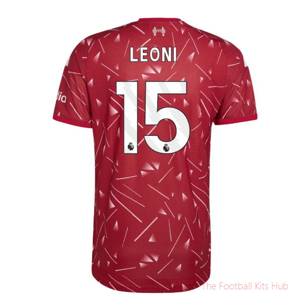 [BSJH] 2026-2027 Liverpool Authentic Home Shirt Leoni 15 Jersey