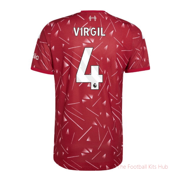 [BSJH] 2026-2027 Liverpool Authentic Home Shirt Virgil 4 Jersey